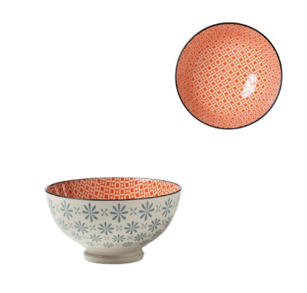 Gerbera Diamond Porcelain 8 oz 4.5" Diameter Bowl