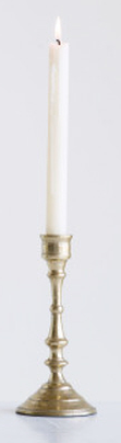 Ornate Brass Taper Candle Holder