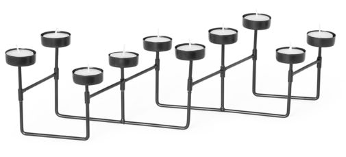 Folding 10 Cup Tealight Holder