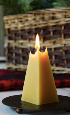Pyramid Beeswax Candles
