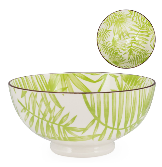Palm Leaf 56 oz 8" Diameter Bowl