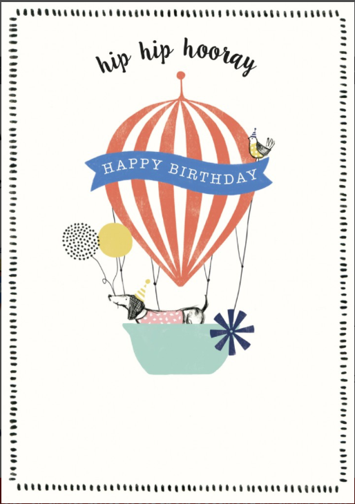 HIP HIP HOORAY HAPPY BIRTHDAY! Card