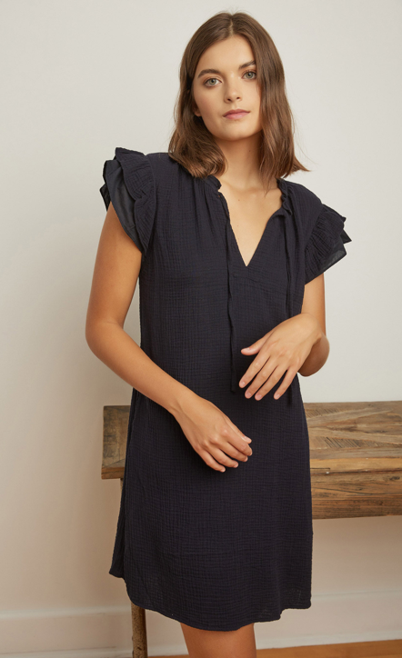 Viola Navy Dress
