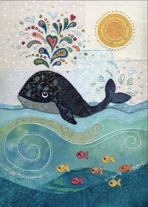 Summer Whale Card