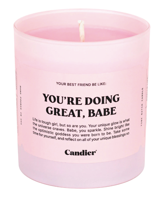 YOU'RE DOING GREAT CANDLE