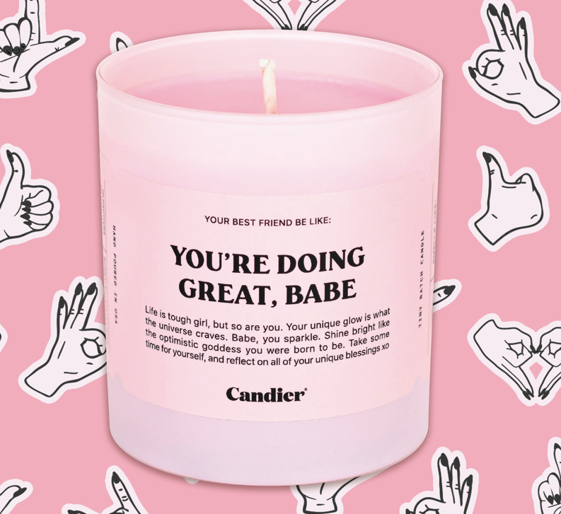 YOU'RE DOING GREAT CANDLE