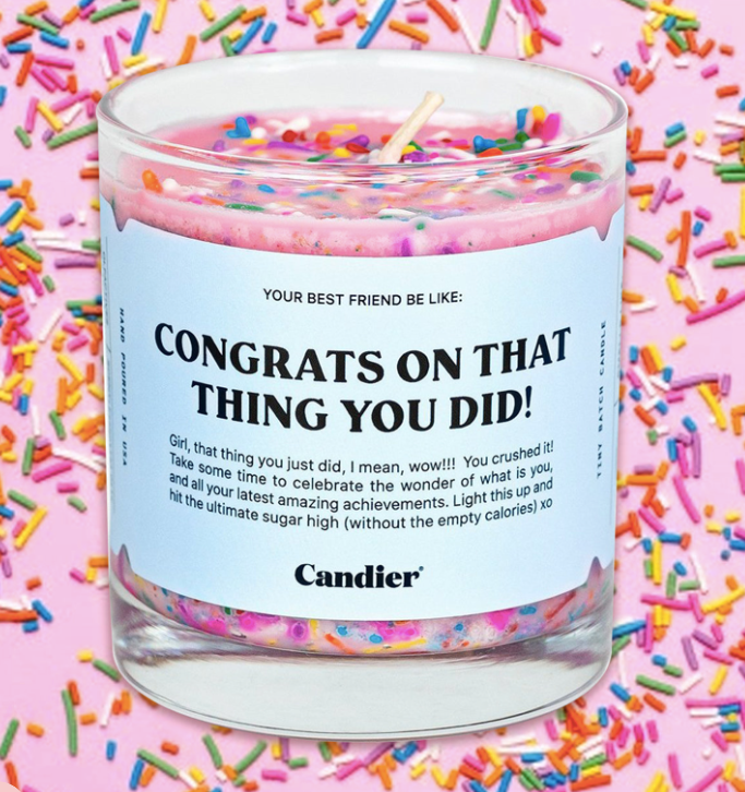 CONGRATS CANDLE