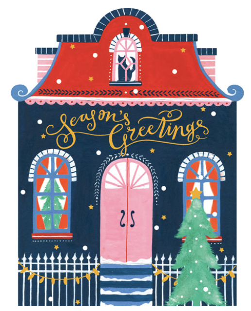 Holiday Homes Trio Cards Set of 12