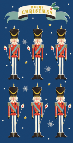 Merry Christmas Nutcrackers Card