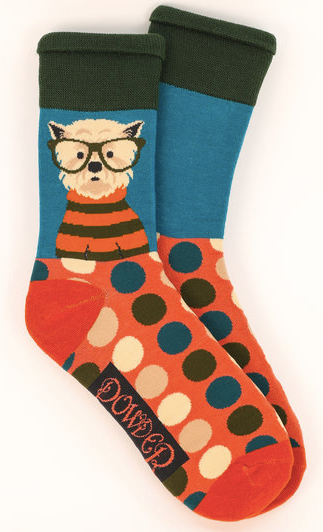 Men's Polka Dot Westie Socks