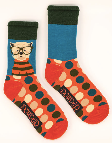 Men's Polka Dot Westie Socks