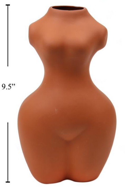 Female Figure Vase