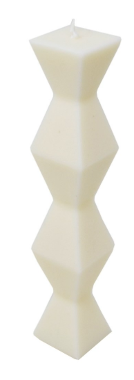 Column Candle- White