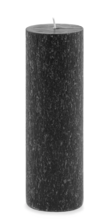 Black Beeswax Pillar