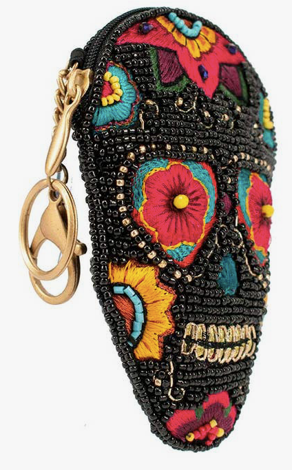 Sugar Skull Coin Purse/Key Fob