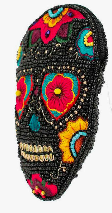 Sugar Skull Coin Purse/Key Fob
