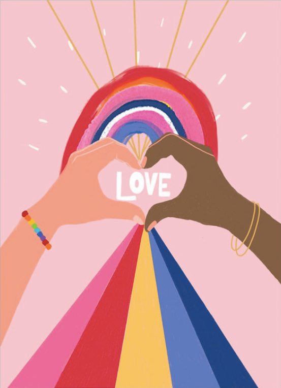 Rainbow Love Card