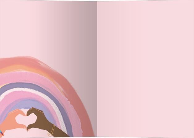 Rainbow Love Card