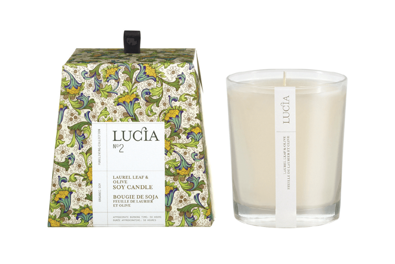 Laurel Leaf & Olive Soy Candle