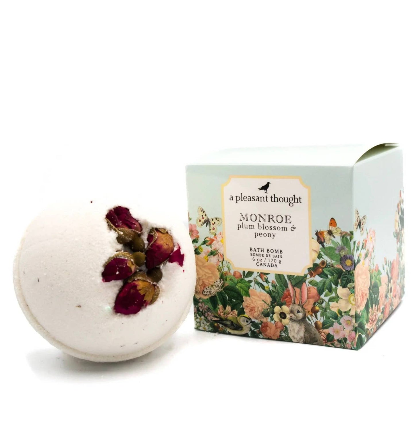 Monroe | Plum Blossom & Peony | Bath Bomb