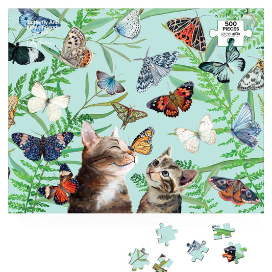 Butterfly And Kitten Friends by Cathy Walters Puzzle (RTS)