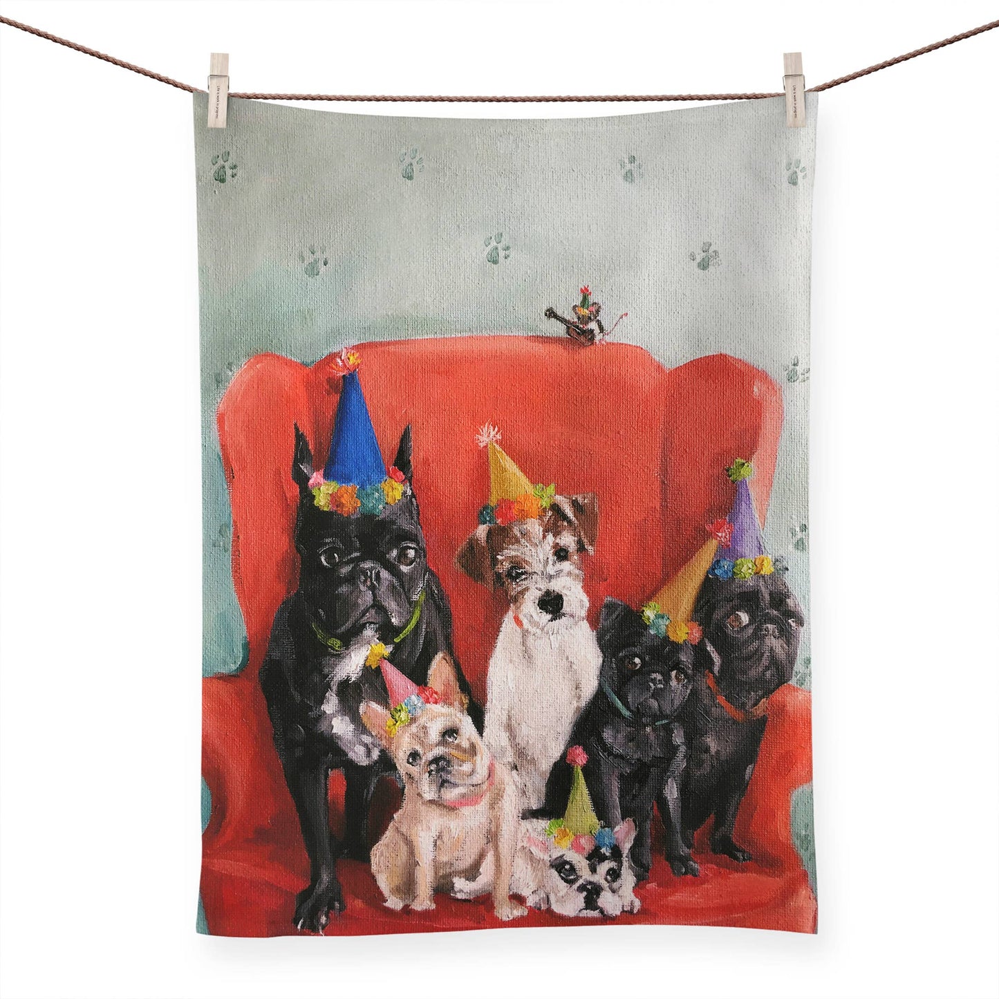 The Entertainer Tea Towel