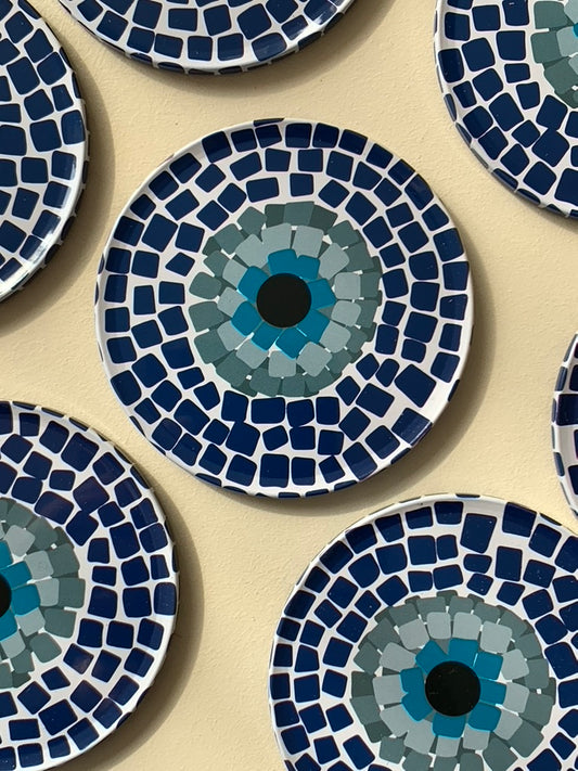 Mosaic Evil Eye Coaster