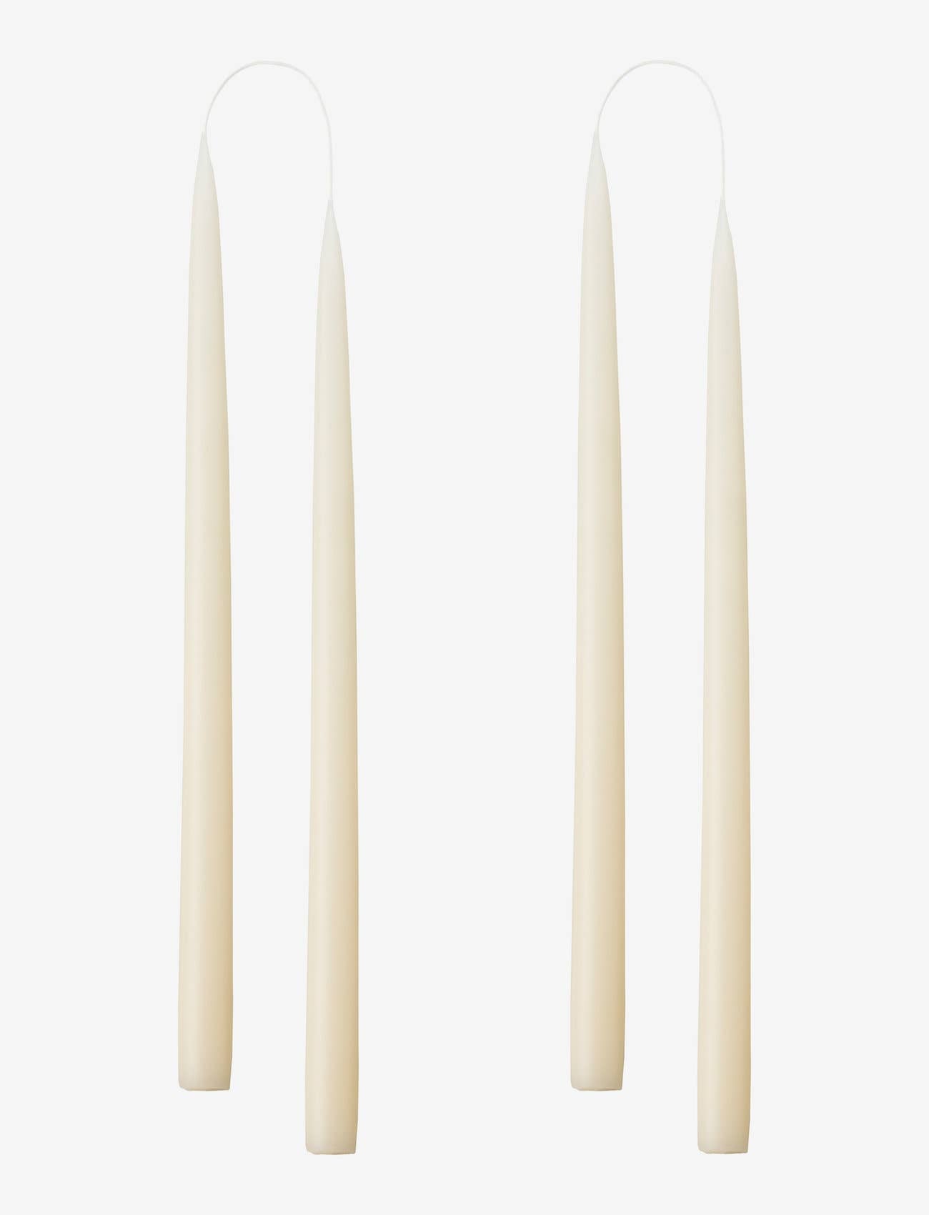 Off White Danish 10" Taper- Pair