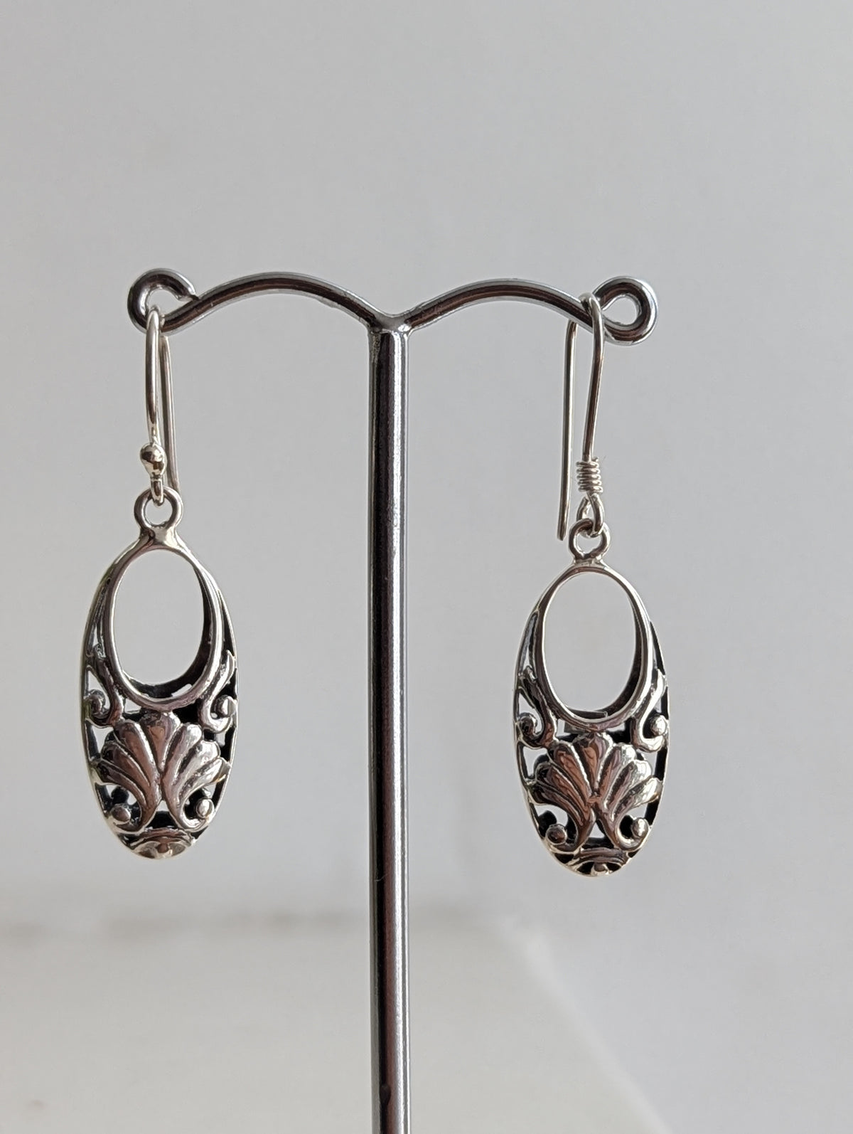 Oval Filigree Earrings