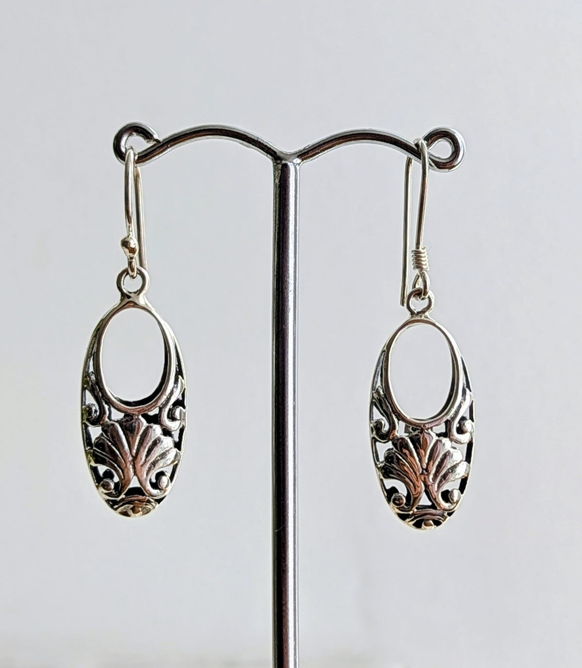 Oval Filigree Earrings