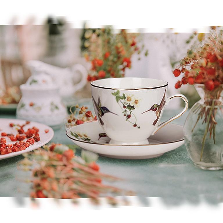 Hummingbird Cup & Saucer