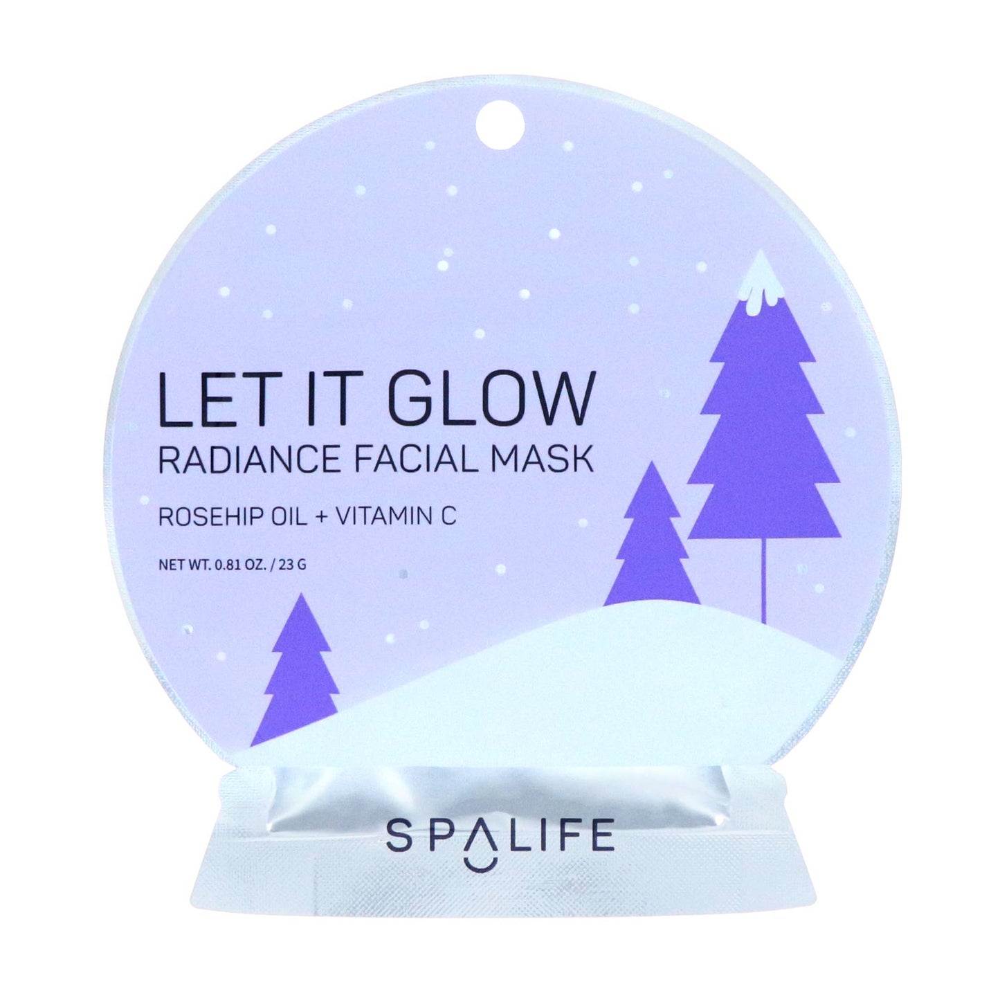 Holiday Snow Globes Facial Masks