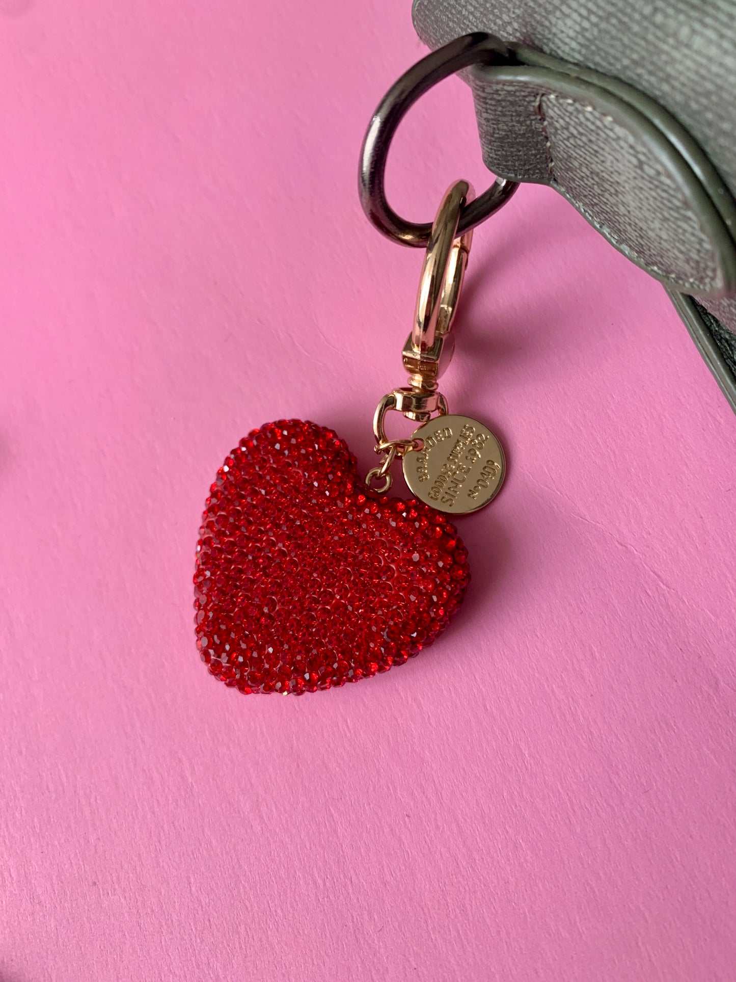 Heart Bag Charm