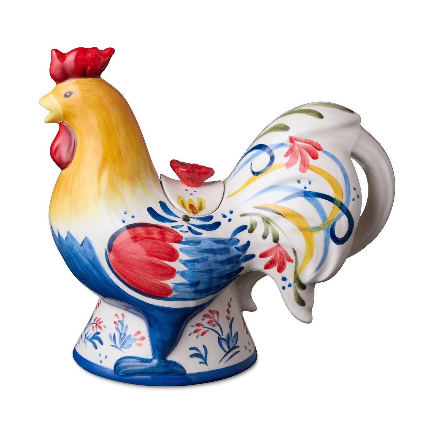 French Rooster 3-D Teapot