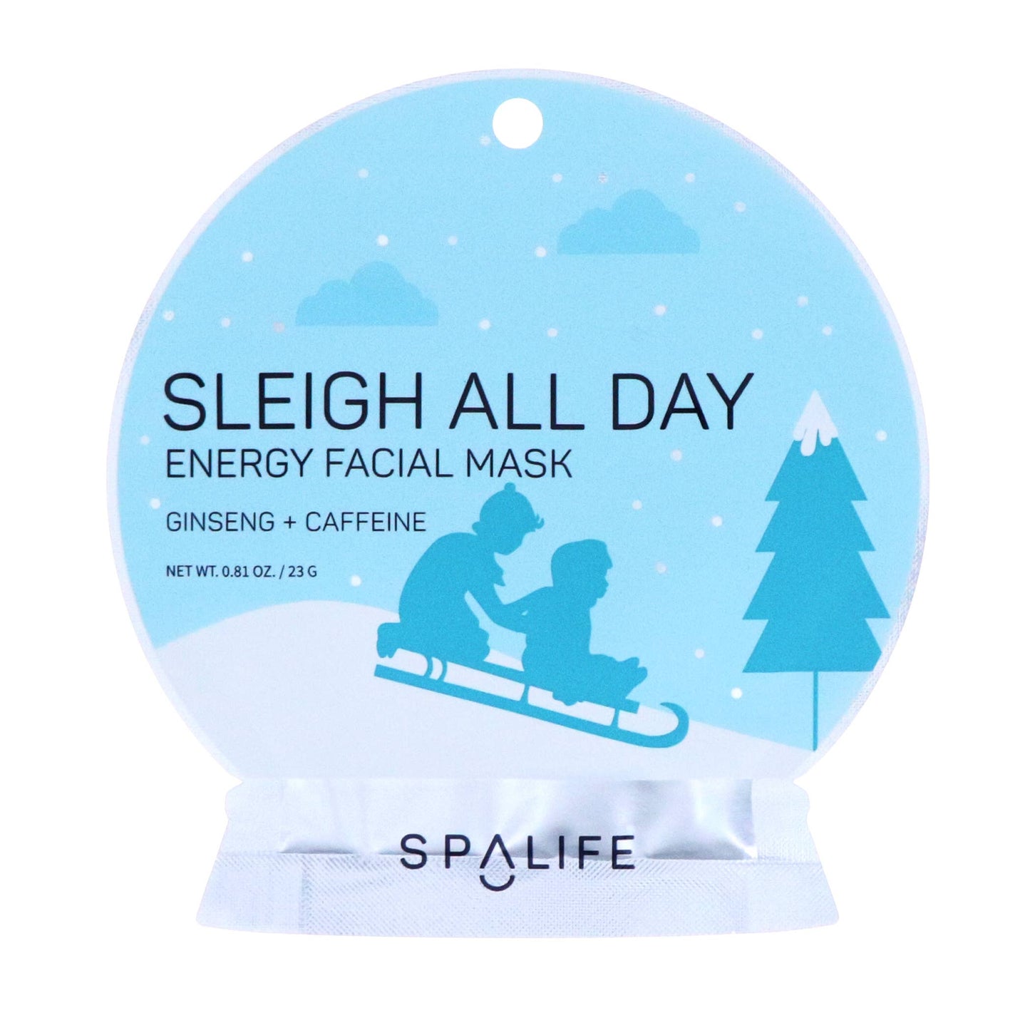 Holiday Snow Globes Facial Masks