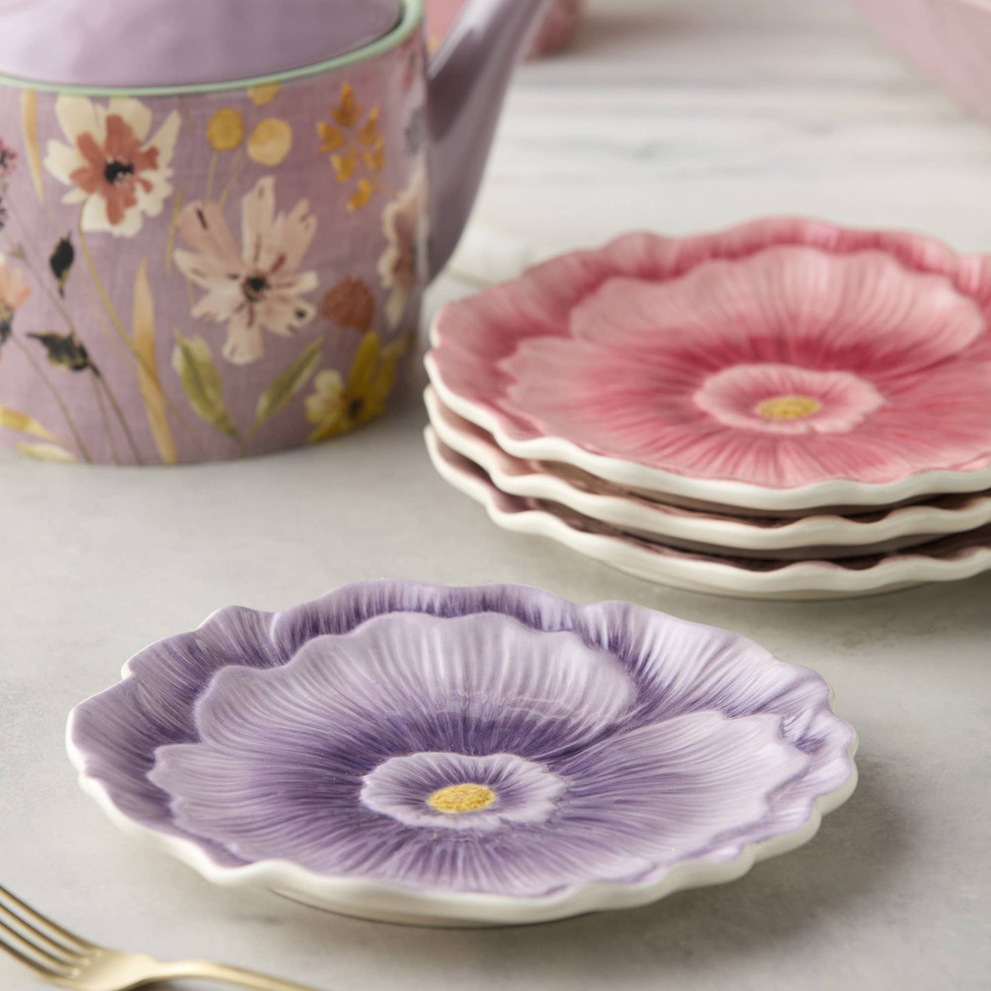 Wildflower Dessert Plate