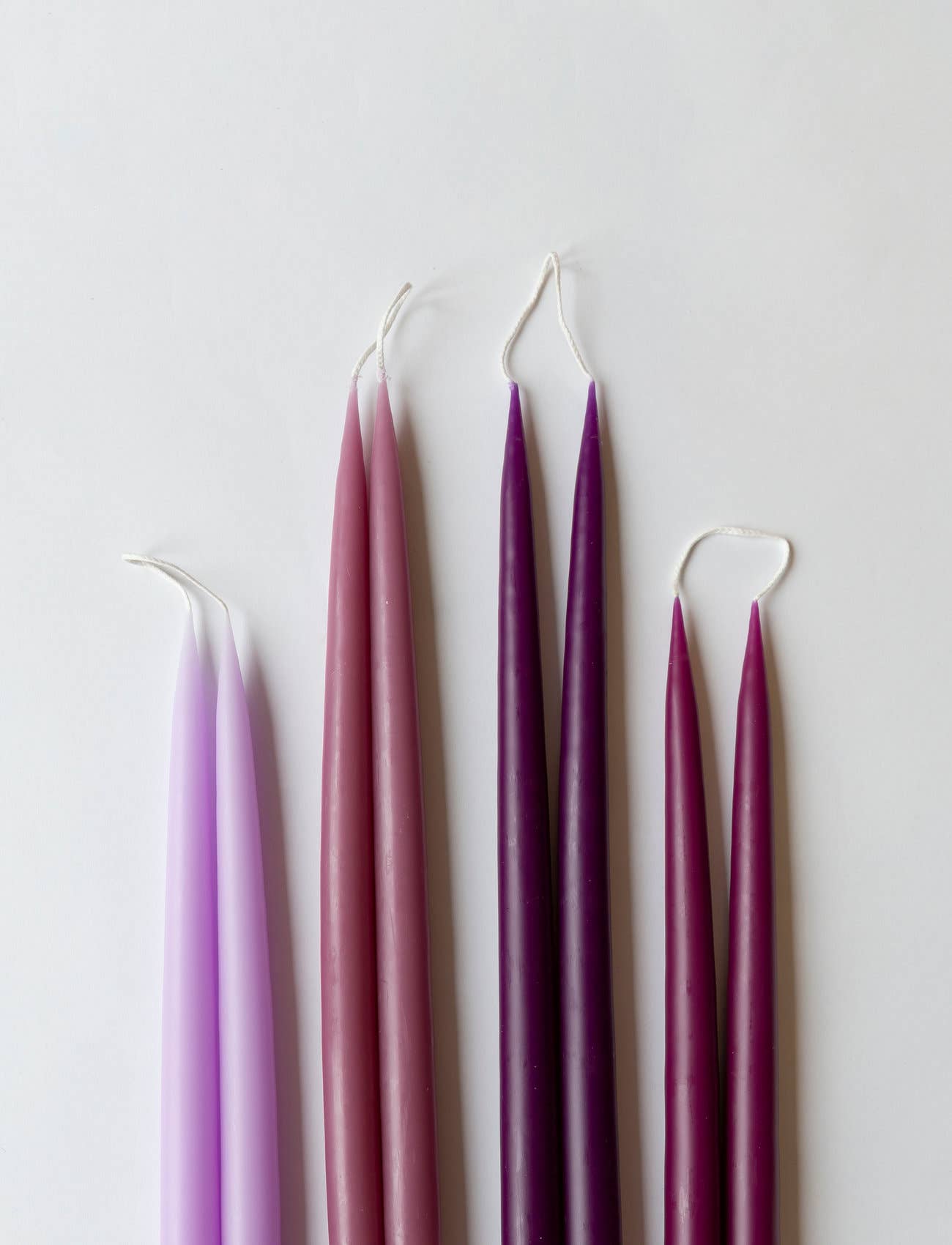 Light Heather Danish Taper Candle | 10" Taper