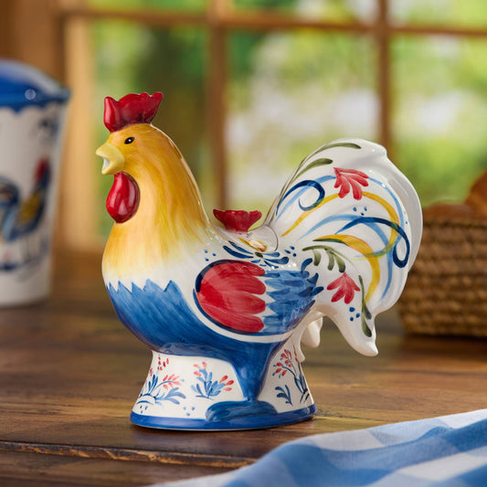 French Rooster 3-D Teapot
