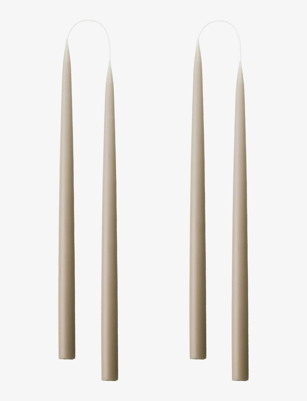 Flax Danish 10" Taper Candle -Pair