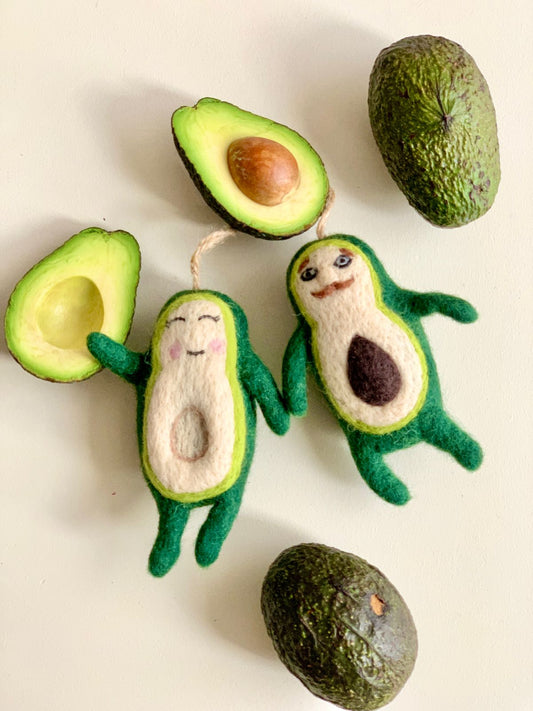 Avo-Couple Ornament