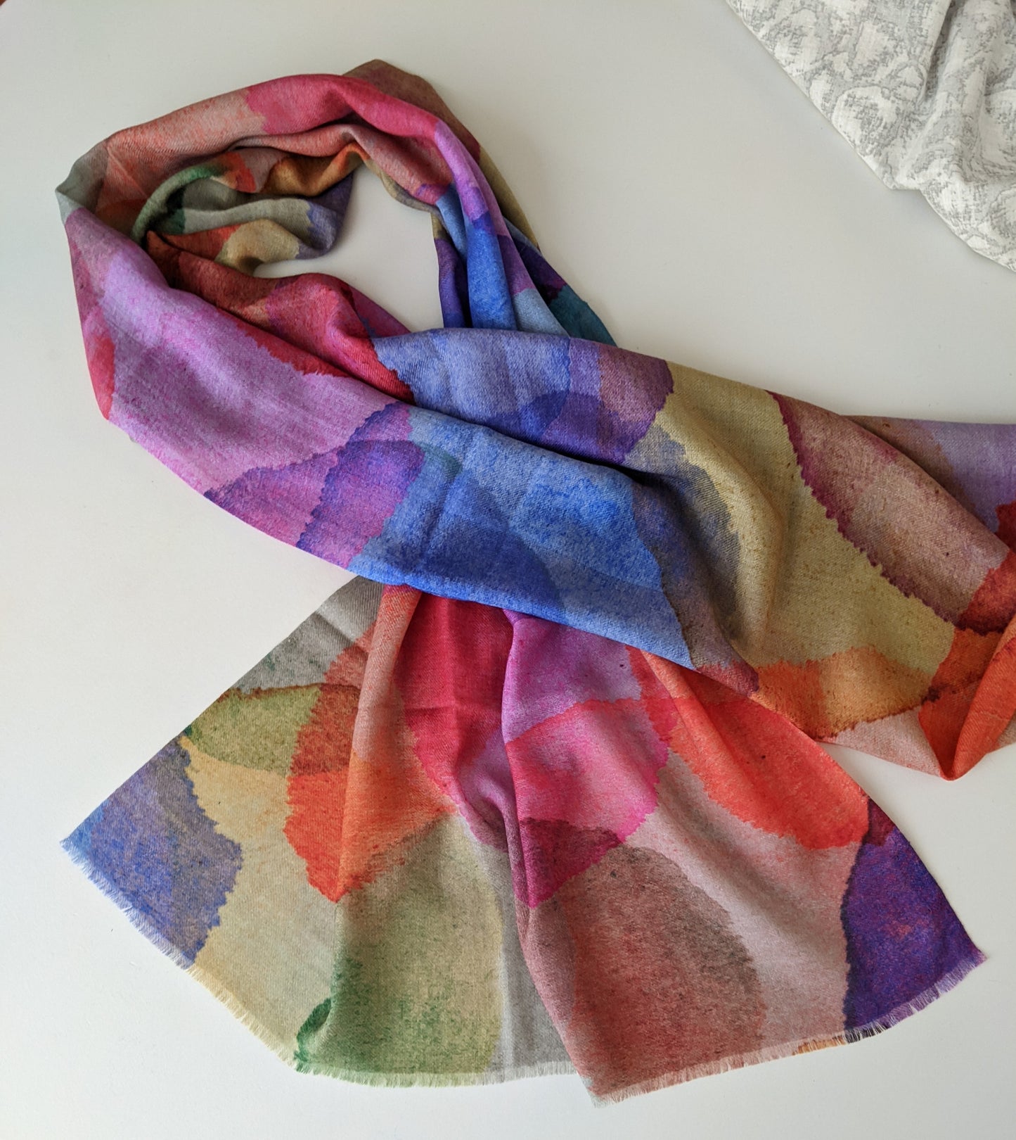 Watercolour Clouds Scarf
