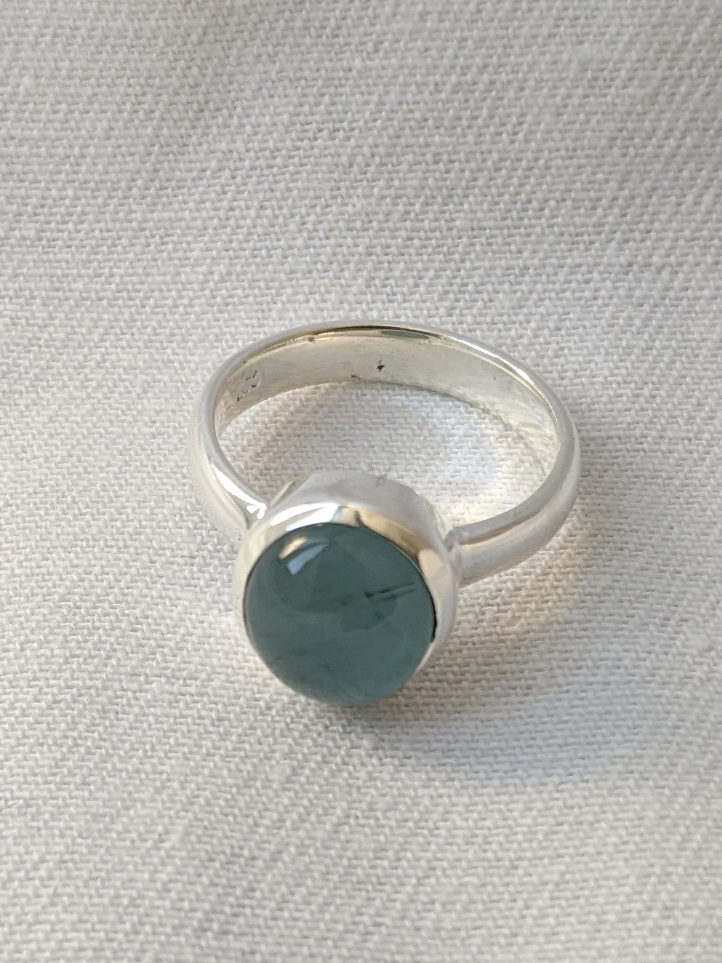 Cabochon Aquamarine Ring