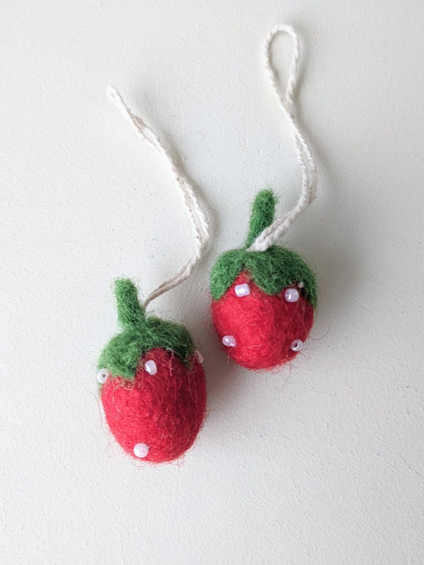 Mini Strawberry Ornament