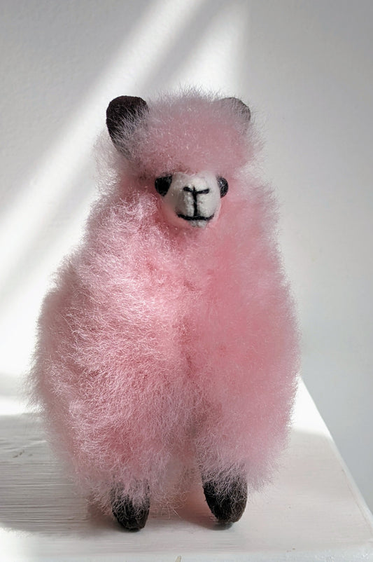 Mini Alpaca 4.5"- Pink