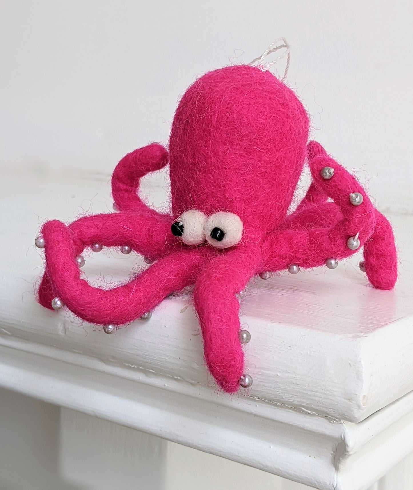 Pink Octopus Ornament