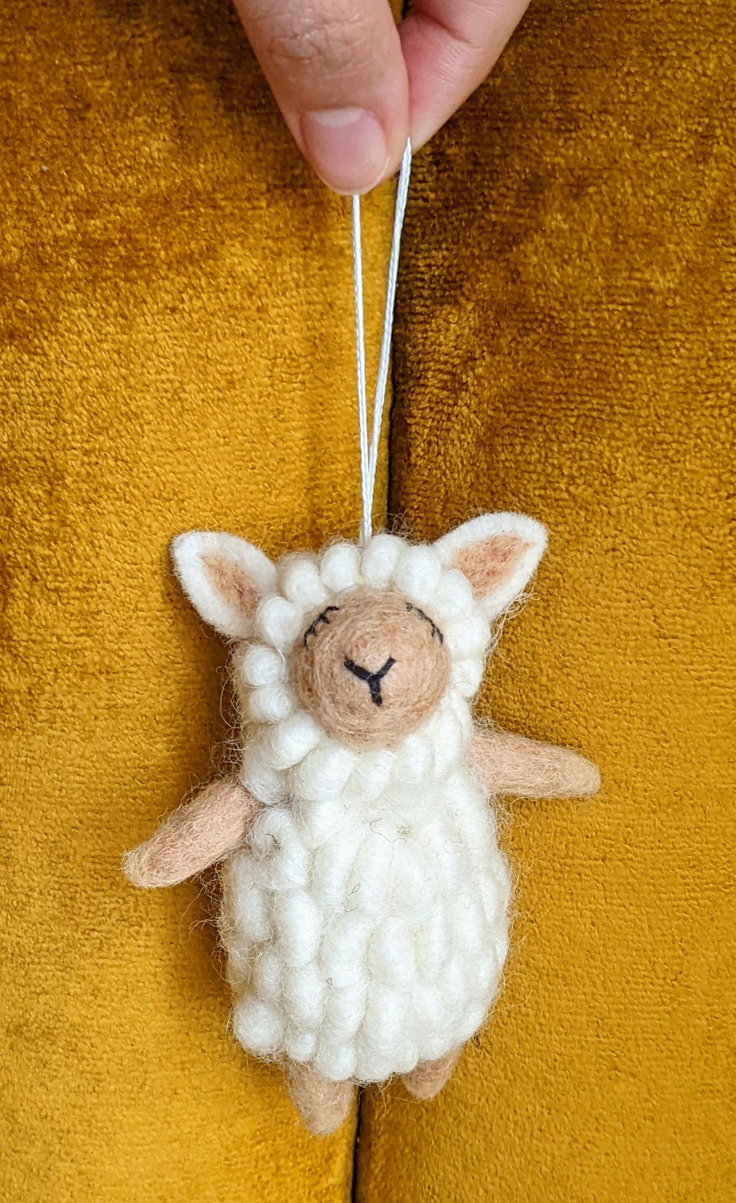 Sleeping Sheep Ornament
