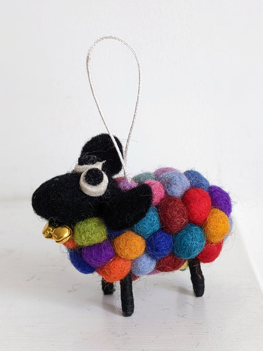 Colourful ball Sheep Ornament