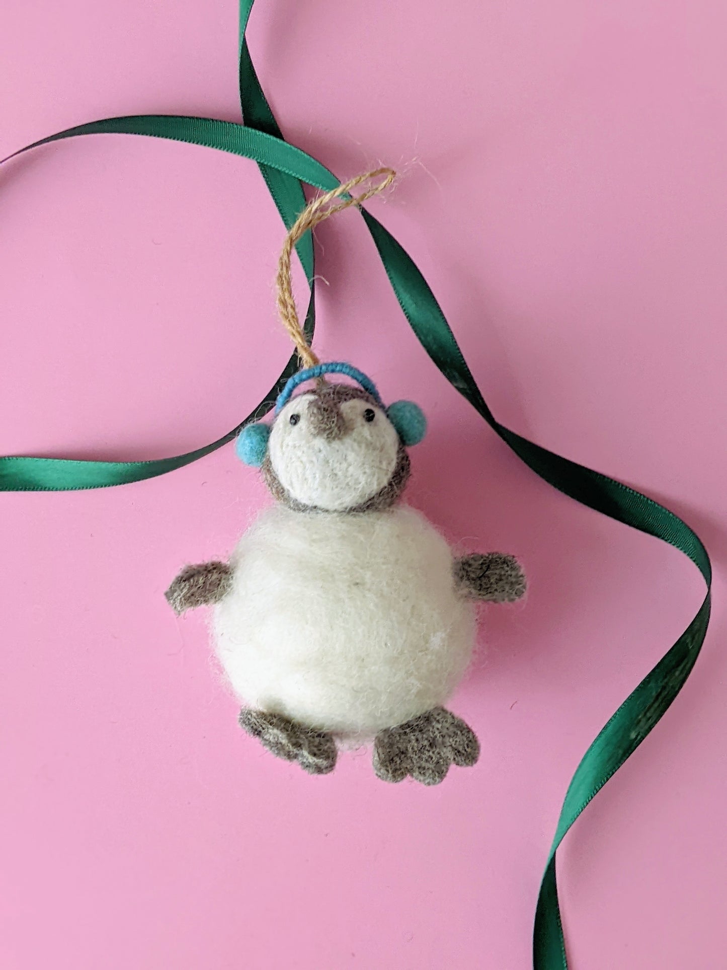 Baby Penguin Puff Ornament