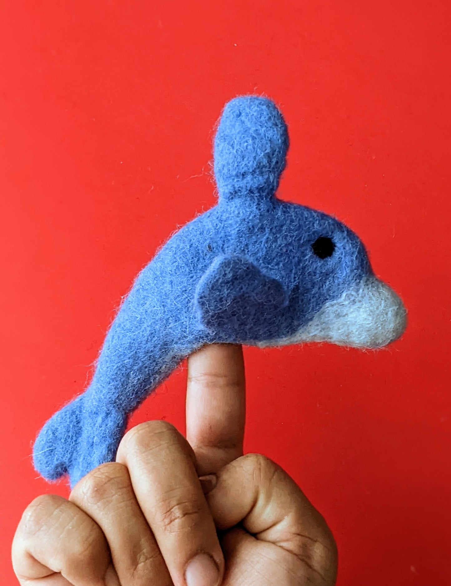 Dolphin Finger Puppet
