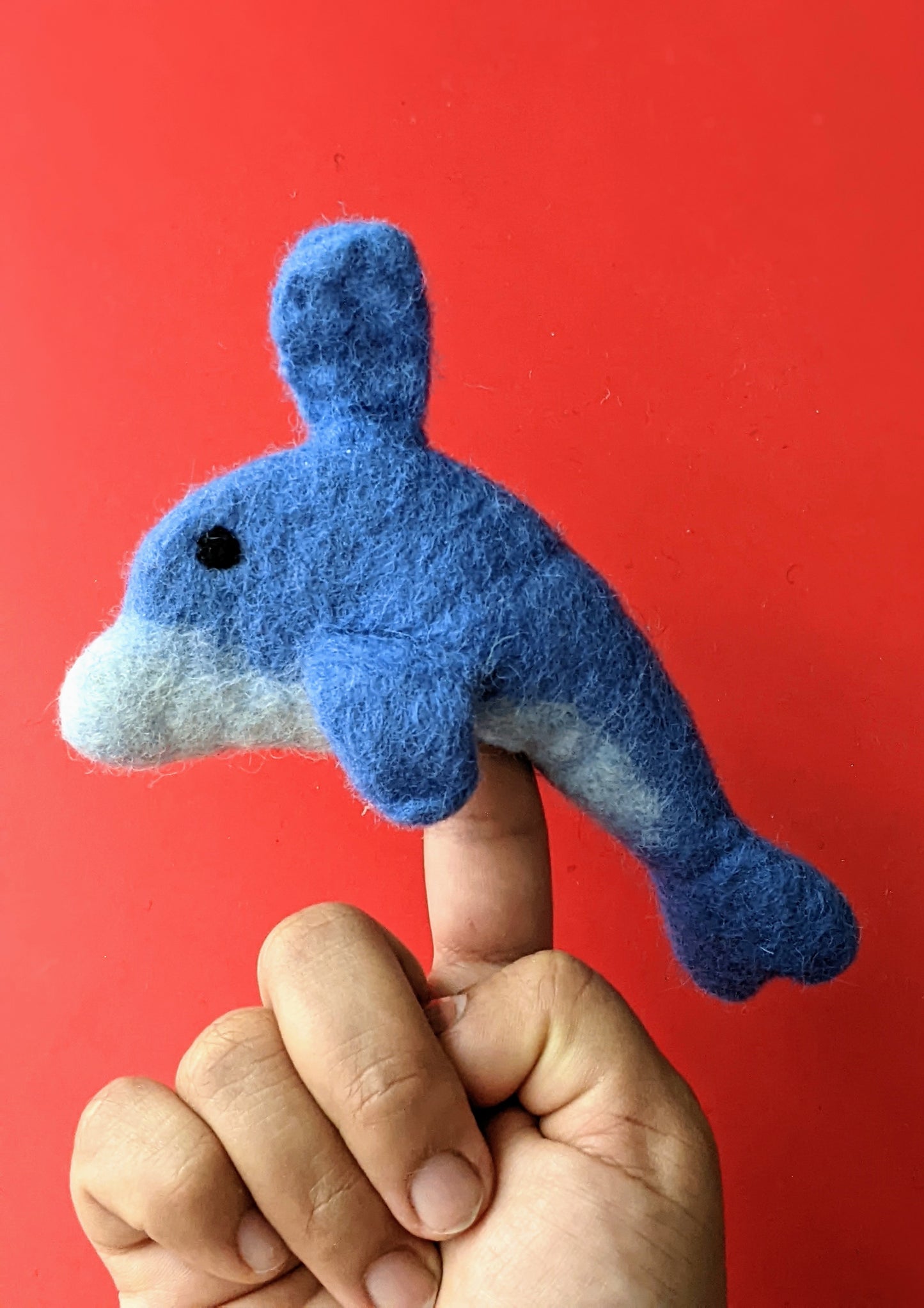 Dolphin Finger Puppet